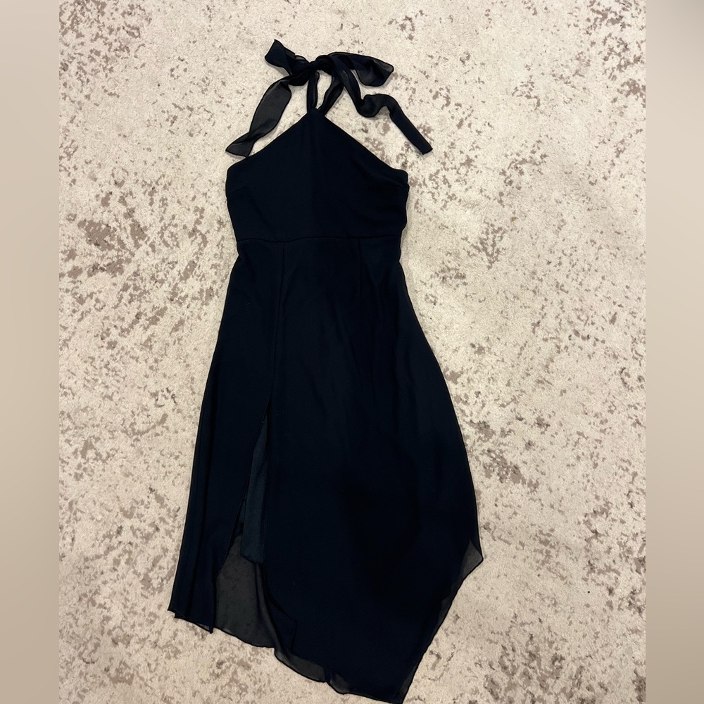 Target Midi Halter Tie Dress with Slit